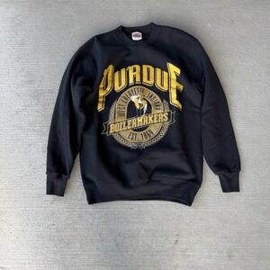 Vintage Purdue Boilermakers Nutmeg Mills Sweatshirt Men's Graphic Crewneck USA